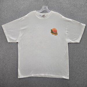 VINTAGE Hard Rock Cafe Men Shirt XL White Maui Graphic Short Sleeve Y2K‎ Tee